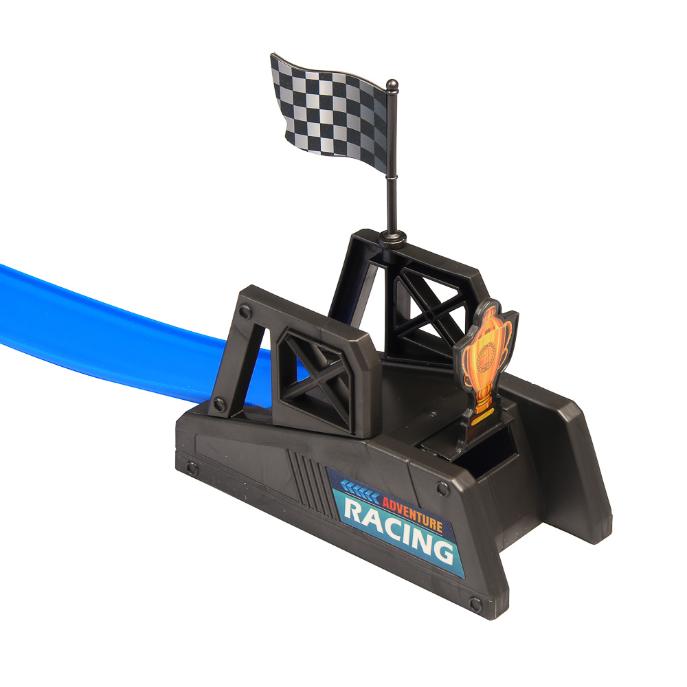 ИГРОЛЕНД Автотрек "Огненный прыжок", 1 машинка, РР, 42,5х6х27 см, арт.№ 276-171