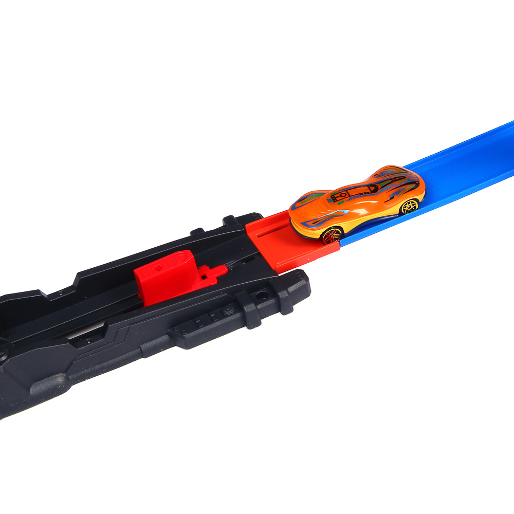 ИГРОЛЕНД Автотрек "Огненный прыжок", 1 машинка, РР, 42,5х6х27 см, арт.№ 276-171