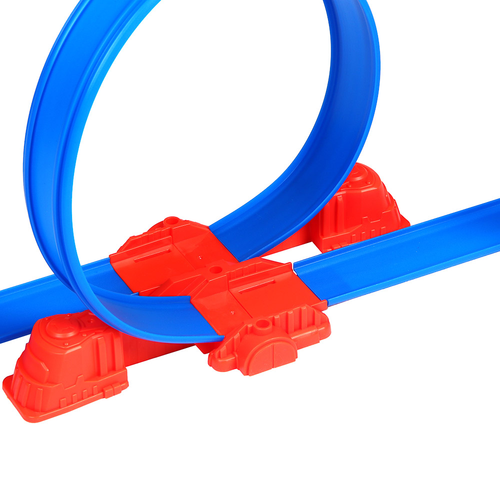 ИГРОЛЕНД Автотрек "Огненный прыжок", 1 машинка, РР, 42,5х6х27 см, арт.№ 276-171