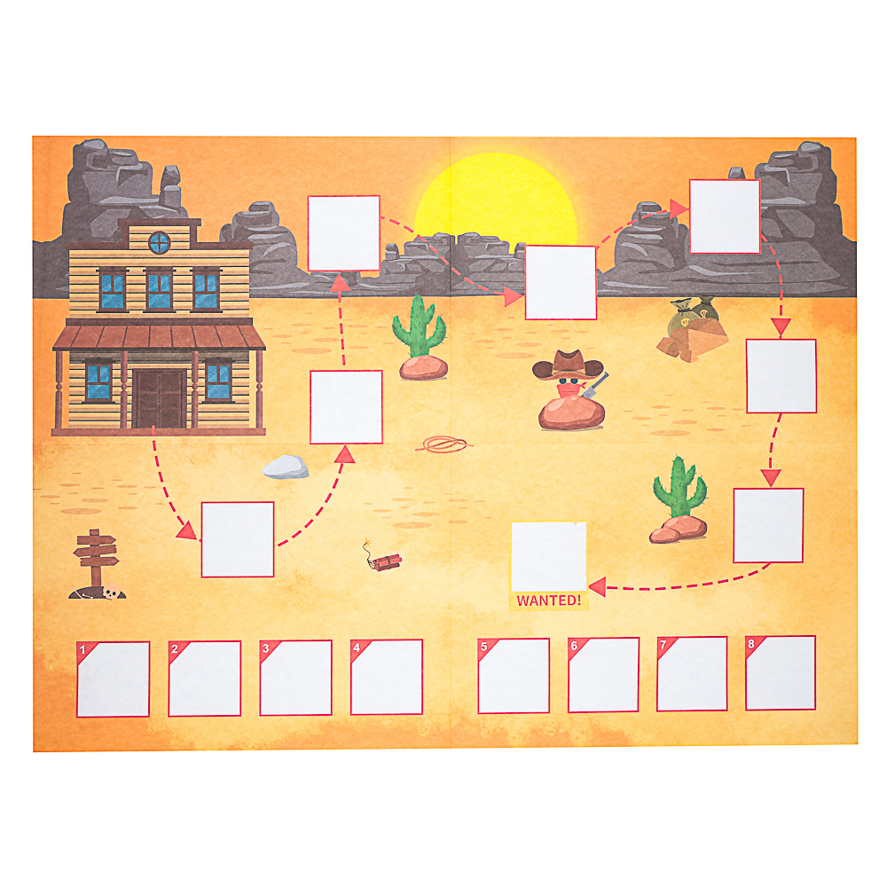 ПРОФ-ПРЕСС Квест в поисках подарка, в конверте, 24,0х32,5 см, 4 дизайна, арт.№ 876-097