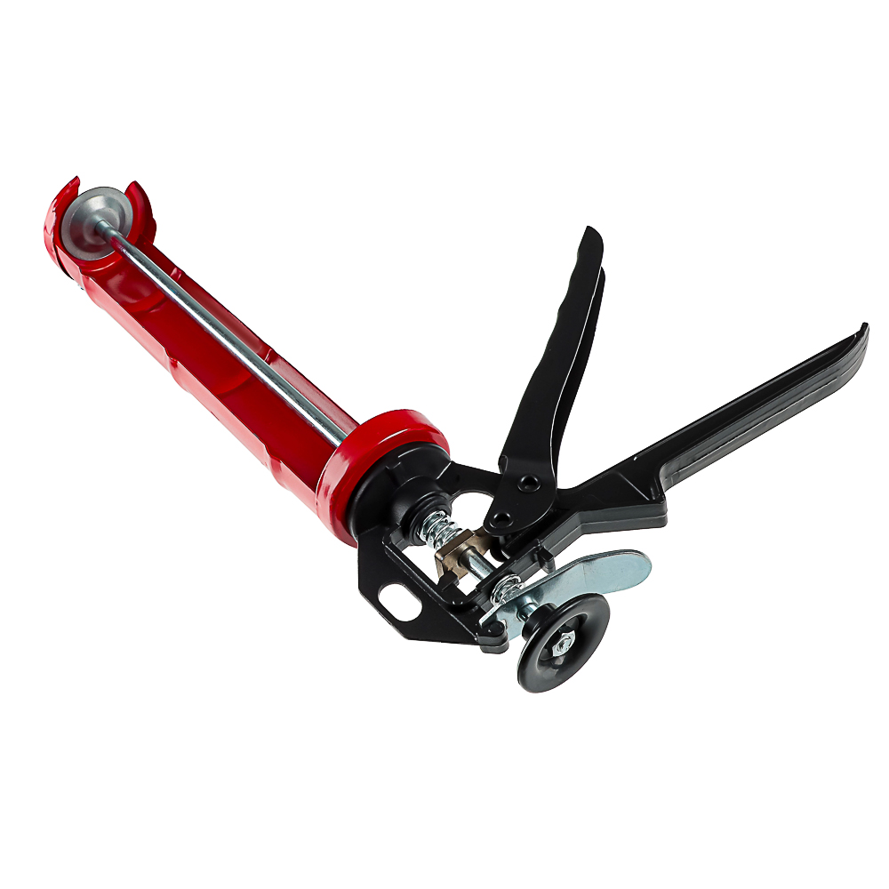 ЕРМАК Пистолет усиленный для герметика с мет. фиксатором 225мм полукорпусный, арт.№ 684-014