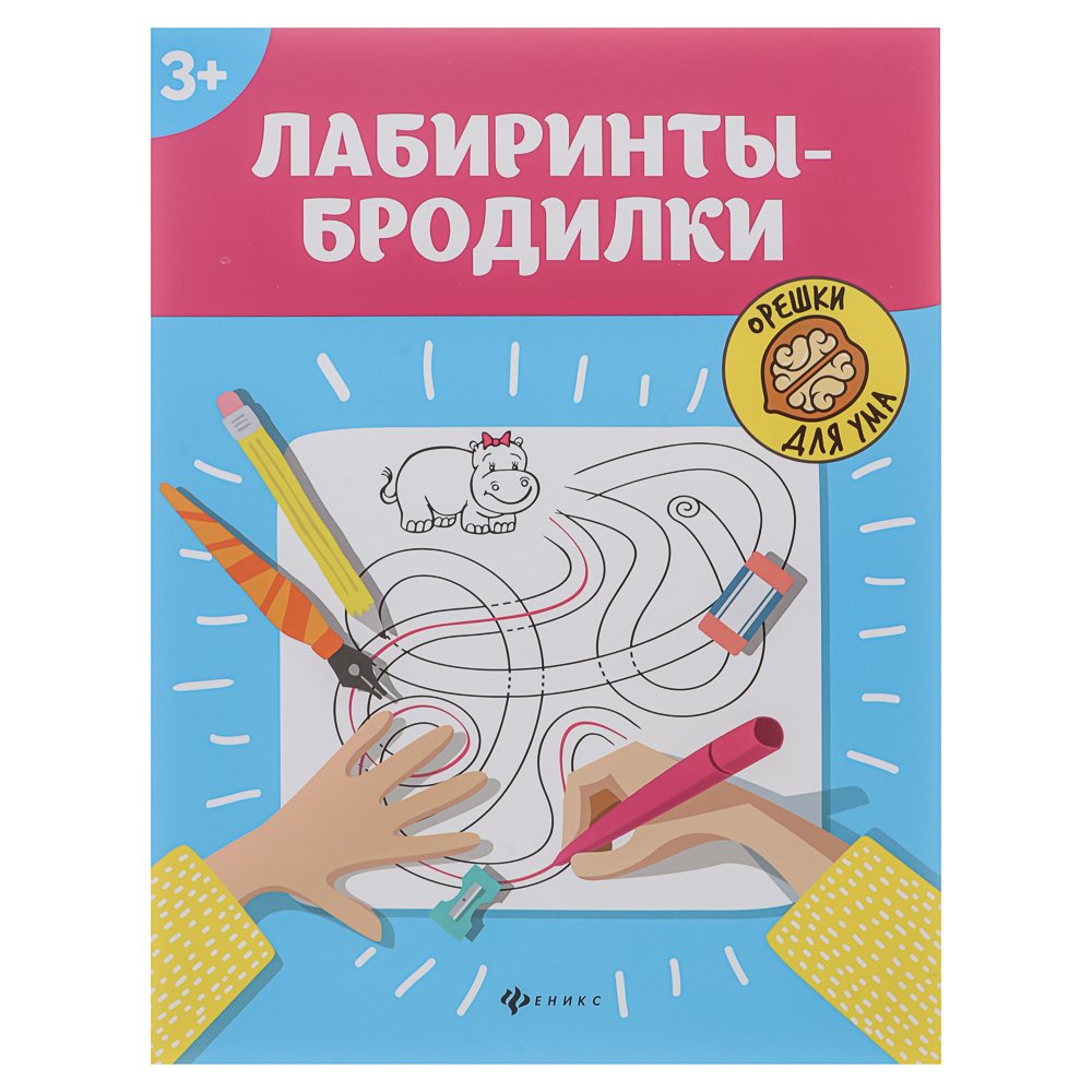 Книжка "Орешки для ума",20х26 см, 32 стр., 6 дизайнов, арт.№ 876-115