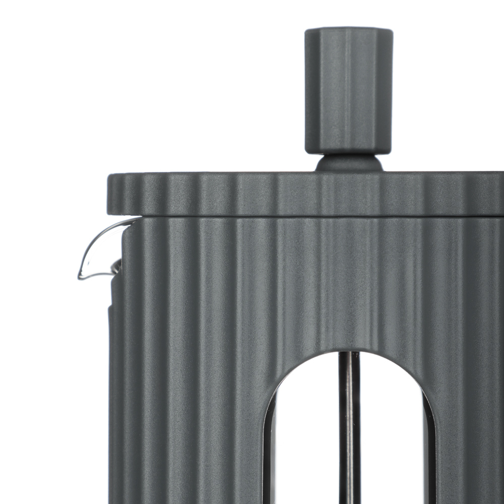 SATOSHI Форман Френч-пресс 600мл, жаропрочное стекло, графит, арт.№ 850-261