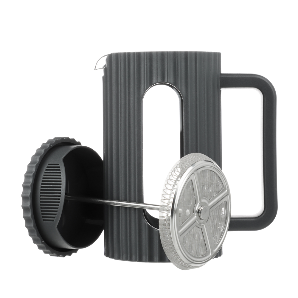 SATOSHI Форман Френч-пресс 600мл, жаропрочное стекло, графит, арт.№ 850-261