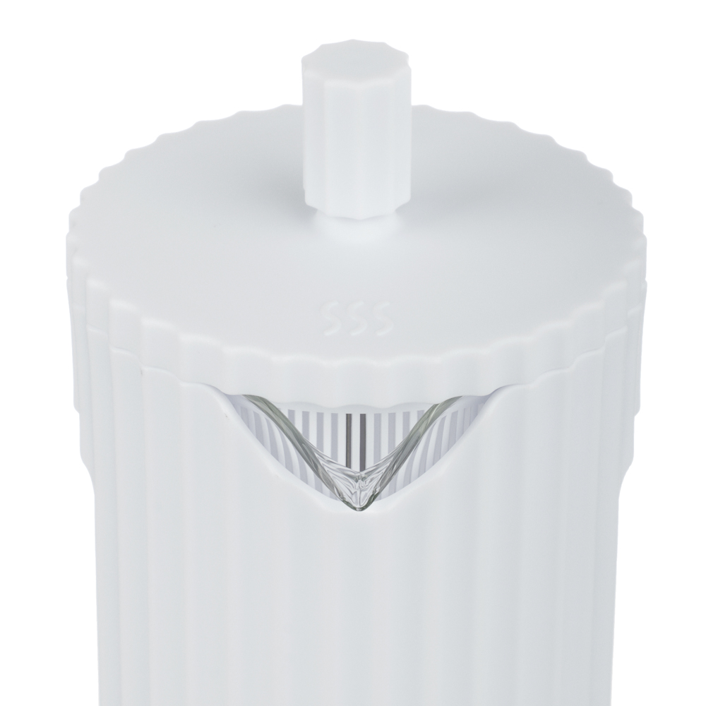 SATOSHI Форман Френч-пресс 600мл, жаропрочное стекло, белый, арт.№ 850-262