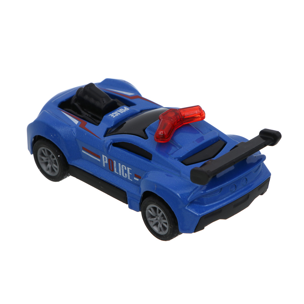 ИГРОЛЕНД Машинка "Мегагонка", инерция, металл, 10,9х13х3 см, 18 дизайнов, арт.№ 292-480