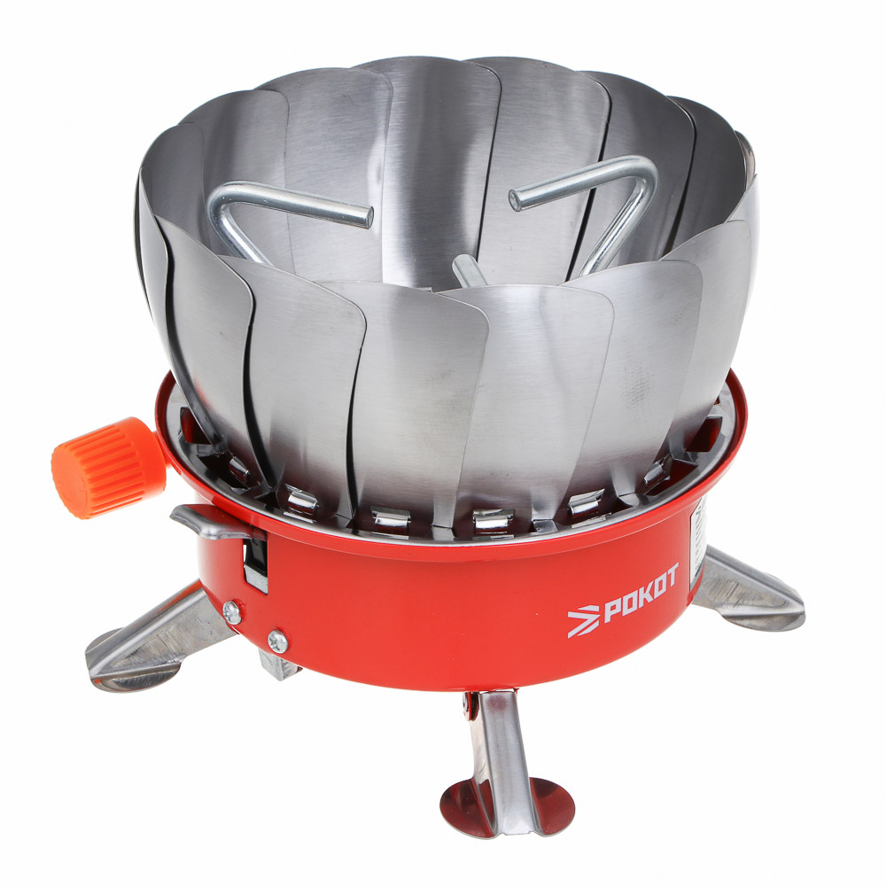 РОКОТ Плитка газовая к бал. с цанговым захватом портативная с лепестками малая, арт.№ 116-065