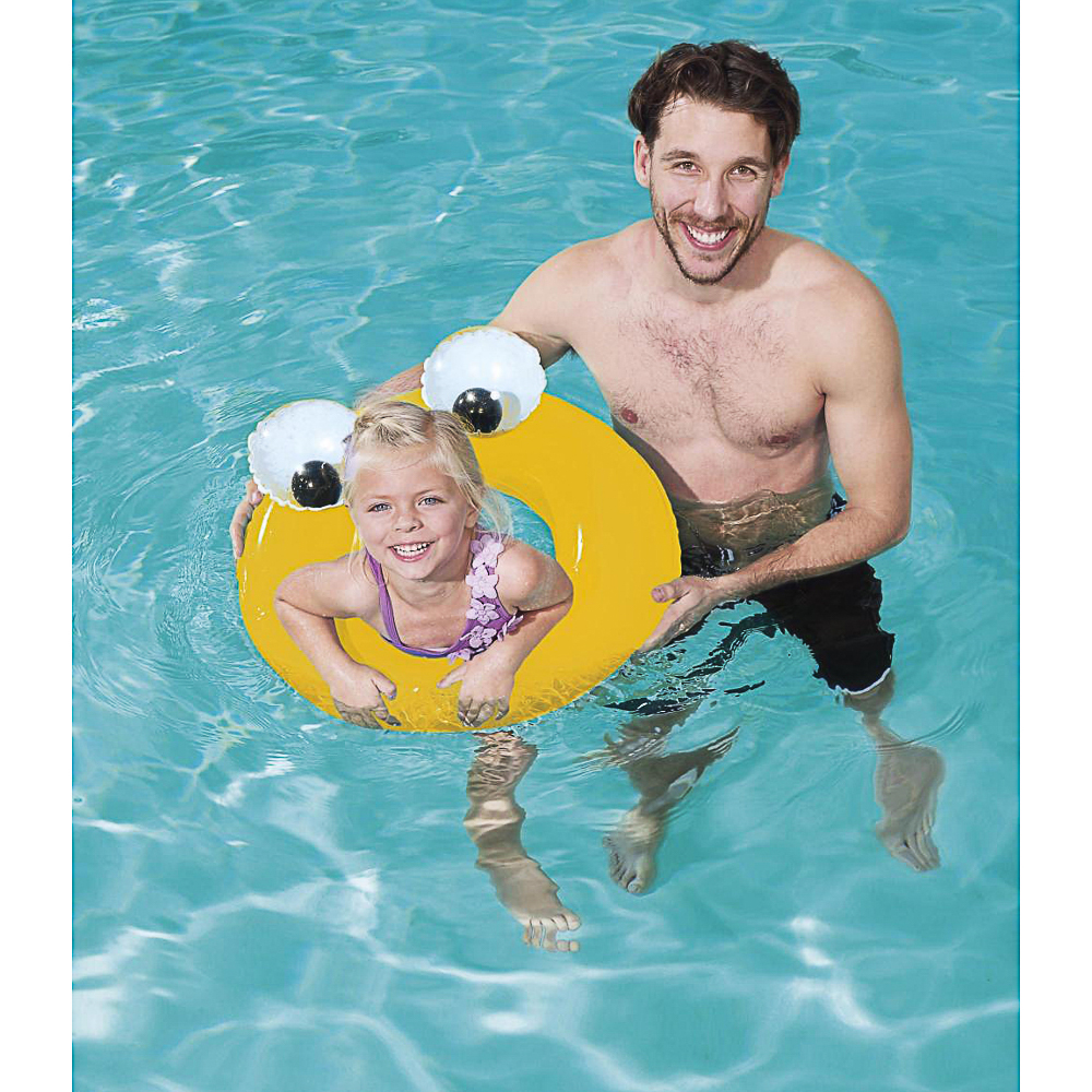 BESTWAY Круг для плавания, 61см, ПВХ, Глазастики, 36114, арт.№ 091-014