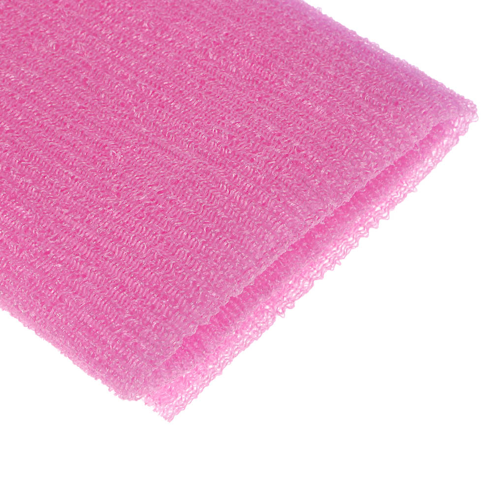 ЮL Мочалка пилинг японская средней жесткости, нейлон, акрил, 30х90см, 4 цвета, арт.№ 361-022