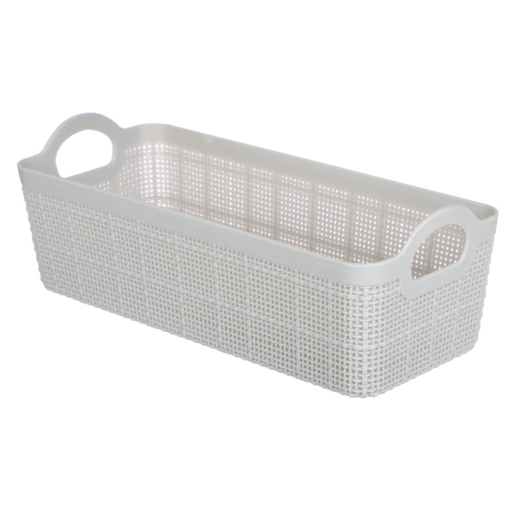 Корзина для хранения тм VETTA Киото, 26,7x11,5x9,3см, 2 цвета, арт.№ 414-149