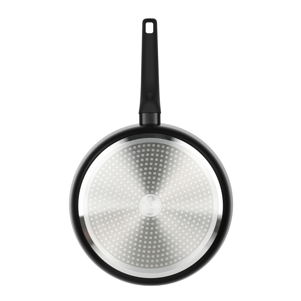 SATOSHI Монблан Сковорода литая глубокая d=28см, антипригарное покрытие, индикатор нагрева, индукция, арт.№ 846-768