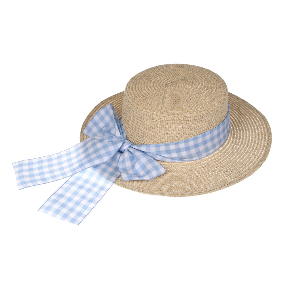 Шляпа женская с бантом, р. 58, 100% целлюлоза, тм GALANTE, разноцветная, #2, арт.№ 314-028