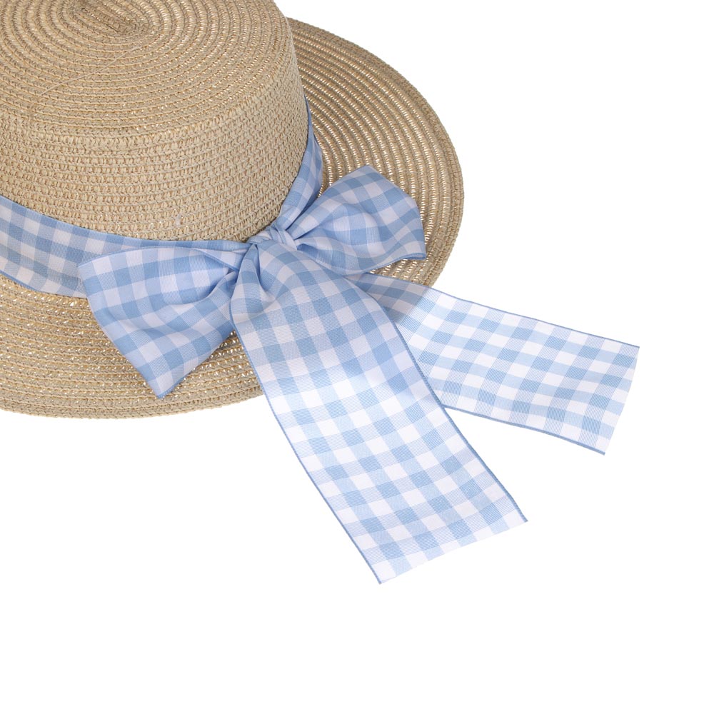 Шляпа женская с бантом, р. 58, 100% целлюлоза, тм GALANTE, разноцветная, #2, арт.№ 314-028