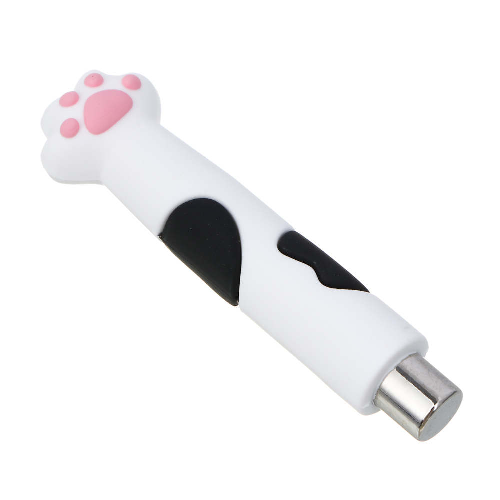 ЮНИLOOK Магнит для маникюра кошачий глаз в виде лапки, 6,5см, силикон, металл, 3 цвета, арт.№ 357-382