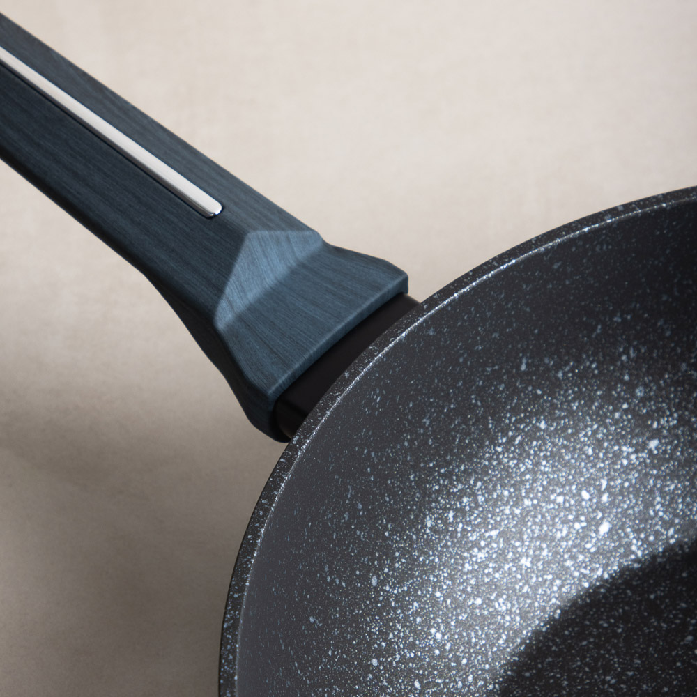 SATOSHI Гардан Вок литой d28см, антипригарное покрытие мрамор, индукция, арт.№ 846-669