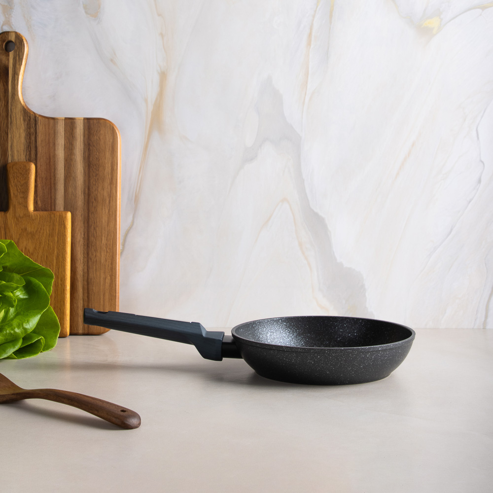 SATOSHI Гардан Сковорода литая d20см, антипригарное покрытие мрамор, индукция, арт.№ 846-670