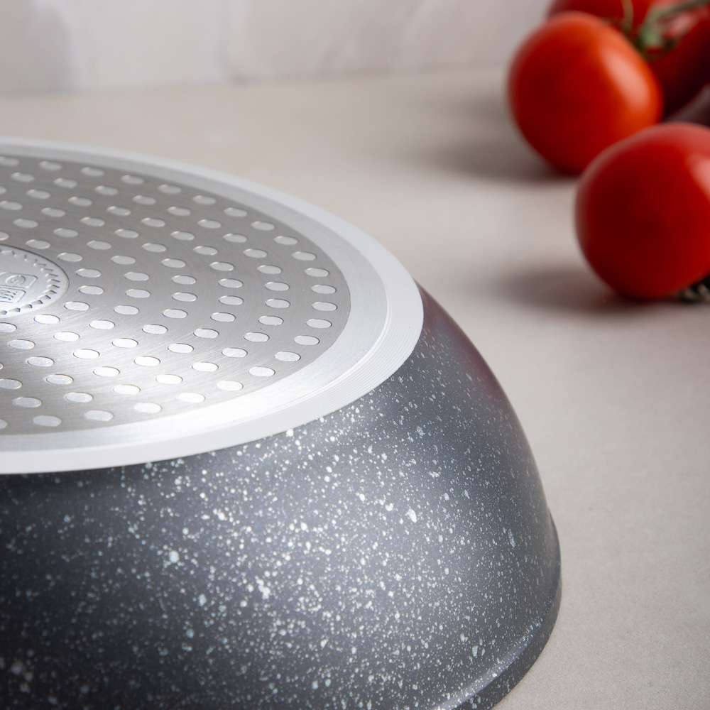 SATOSHI Гардан Сковорода литая d20см, антипригарное покрытие мрамор, индукция, арт.№ 846-670