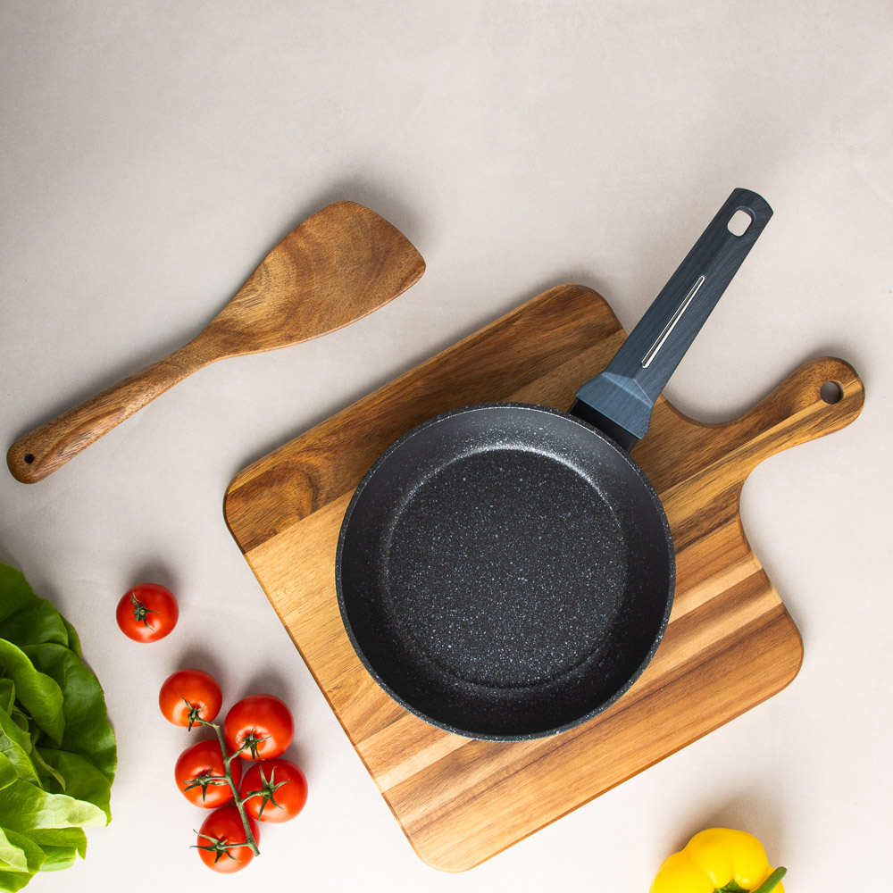 SATOSHI Гардан Сковорода литая d20см, антипригарное покрытие мрамор, индукция, арт.№ 846-670