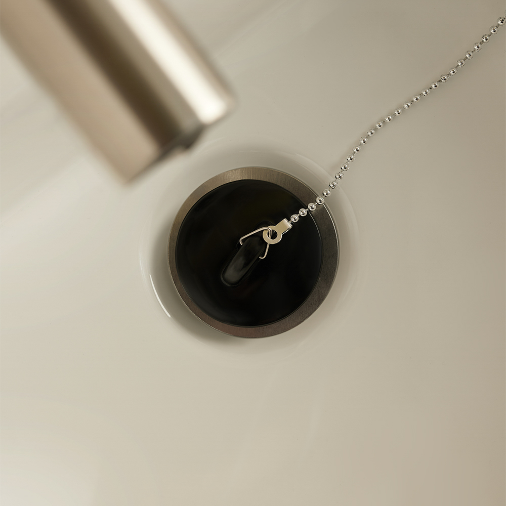 Пробка для ванны с цепочкой 29см тм VETTA, резина, d4,5см, арт.№ 463-754