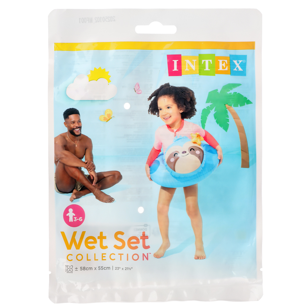 Круг надувной тм INTEX Животные 76х55см, от 3 до 6 лет, 3 вида, 59220NP, арт.№ 359-208