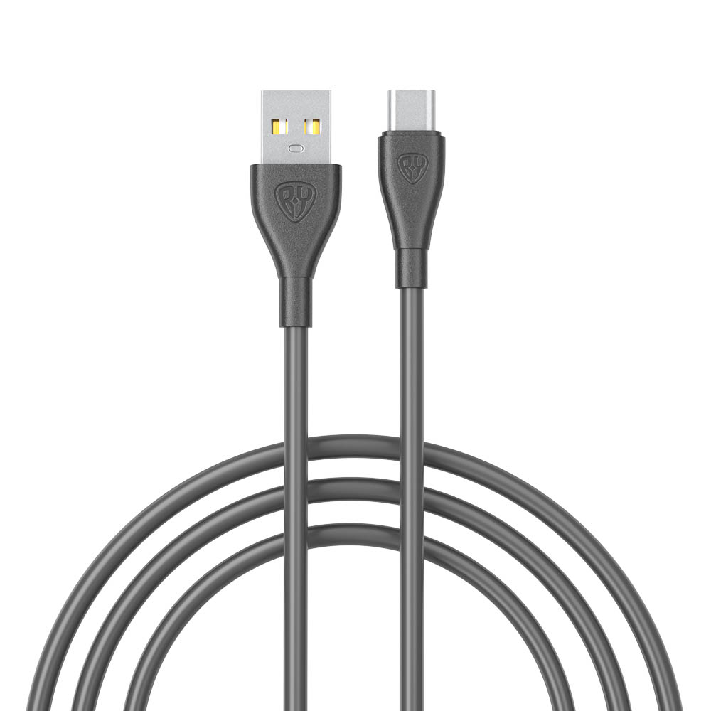 Кабель для зарядки USB(A)-Type C BY Balance, 18Вт, 1 м, 3A, PVC, чёрный, арт.№ 931-604