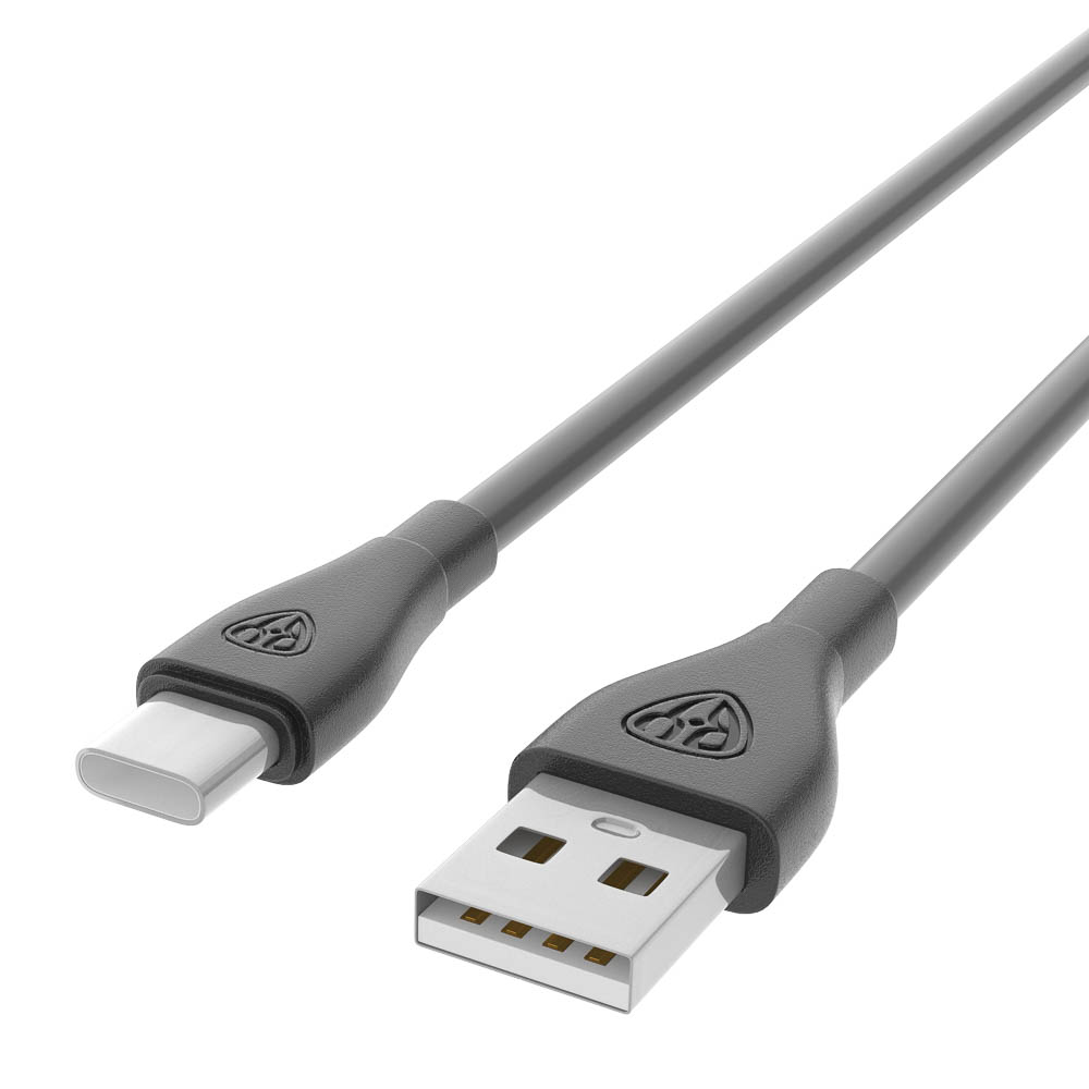 Кабель для зарядки USB(A)-Type C BY Balance, 18Вт, 1 м, 3A, PVC, чёрный, арт.№ 931-604