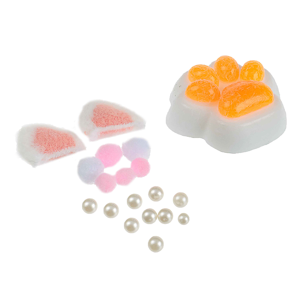 Антистресс сквиш-мялка "Лапки с ушками", TPR, 14,7х11,9х4,4см 4 дизайна, арт.№ 297-153