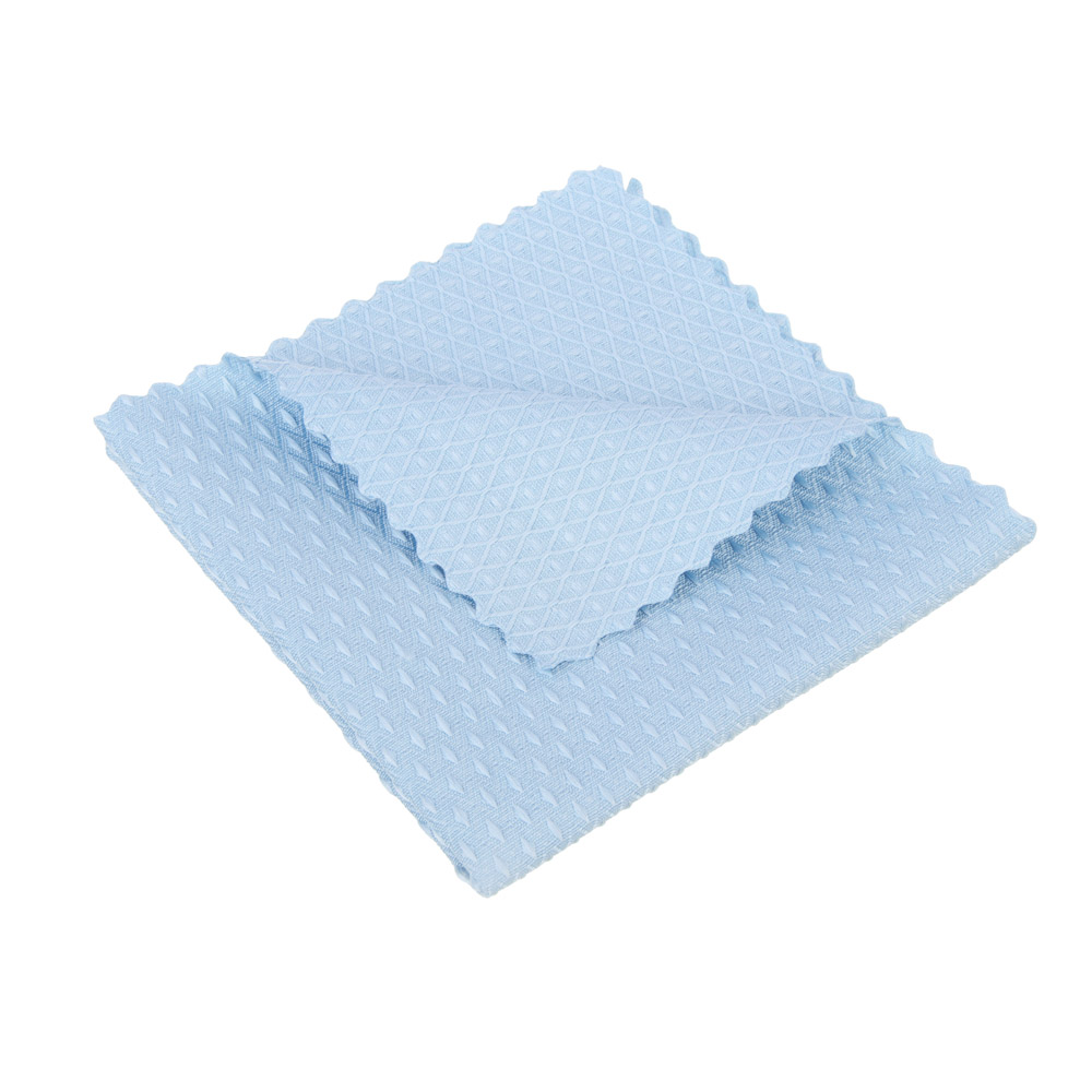 VETTA Набор салфеток из микрофибры, для стекол и зеркал, 2шт, 30х30см, 230г/м2, арт.№ 448-002