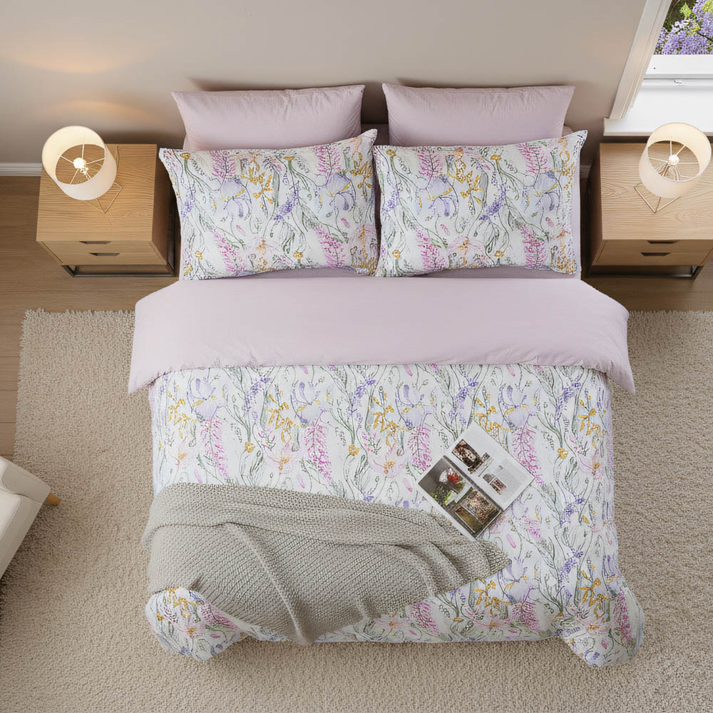 PROVANCE Ботаника Комплект постельного белья евро (4 предмета), поплин, 100% хлопок, арт.№ 488-175