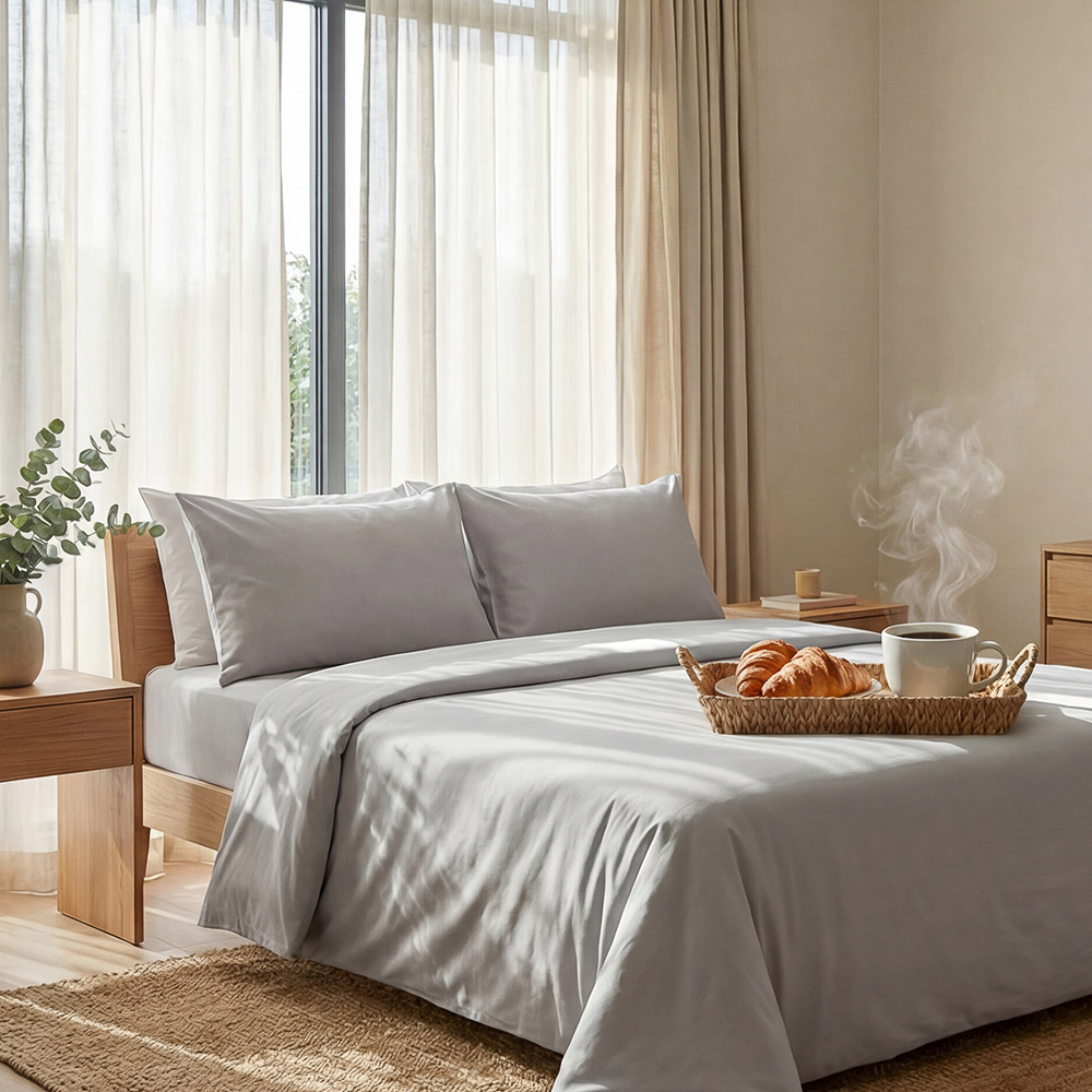 PROVANCE Ботаника Комплект постельного белья евро (4 предмета), микросатин, 100% полиэстер, 3 дизайн, арт.№ 488-176