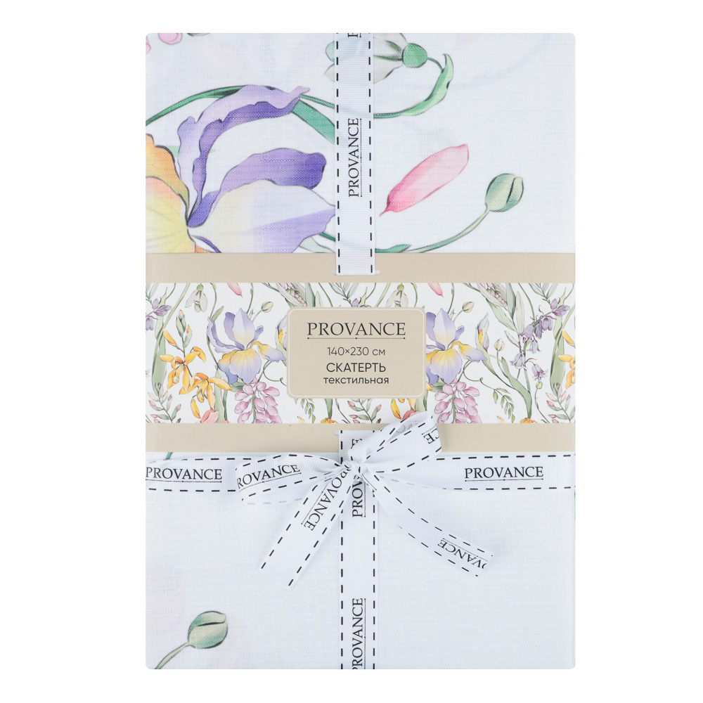 PROVANCE Ботаника Скатерть текстильная, 140х230см, 100% полиэстер, 2 дизайна, арт.№ 488-178