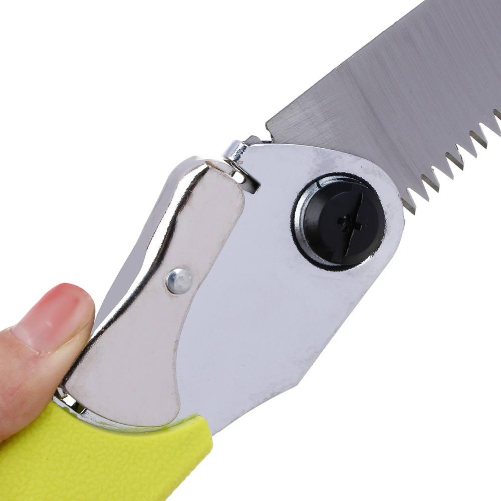 INBLOOM Пила садовая складная 29см, лезвие 14см, марганцевая сталь 65,TPR, ABS, арт.№ 186-051