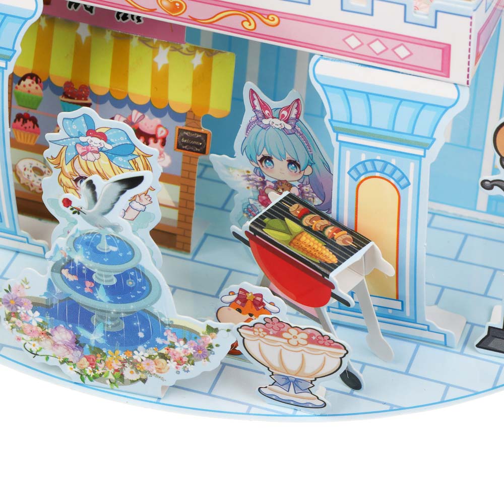 Набор для творчества "Волшебный замок", бумага, 20х15см, 4 дизайна, 3+, арт.№ 281-291