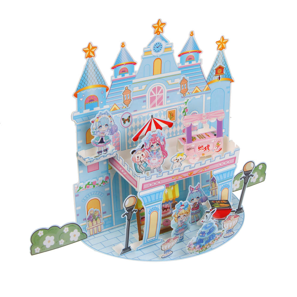 Набор для творчества "Волшебный замок", бумага, 20х15см, 4 дизайна, 3+, арт.№ 281-291