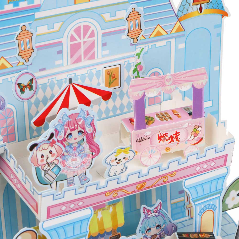 Набор для творчества "Волшебный замок", бумага, 20х15см, 4 дизайна, 3+, арт.№ 281-291