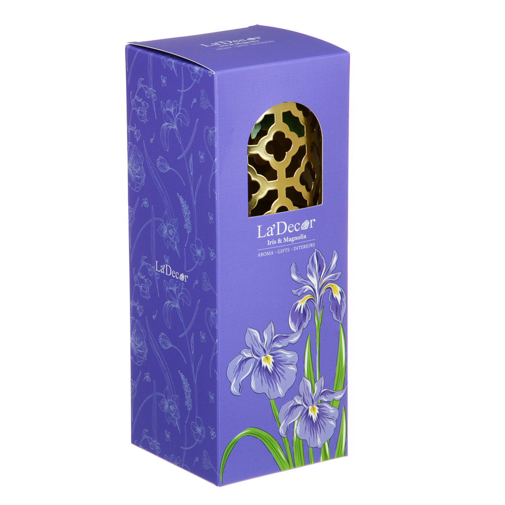 LADECOR Аромадиффузор в декоративном флаконе, 120 мл, аромат 2, арт.№ 412-172