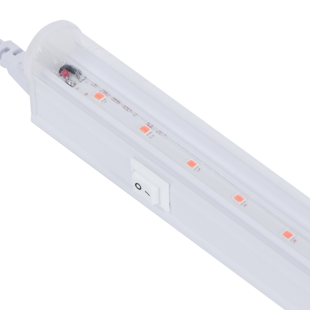 INBLOOM Светильник светодиодный для растений 87х2х3см, 45 LED, фиолетовый, 14Вт, 220В, РС, металл, арт.№ D23-001