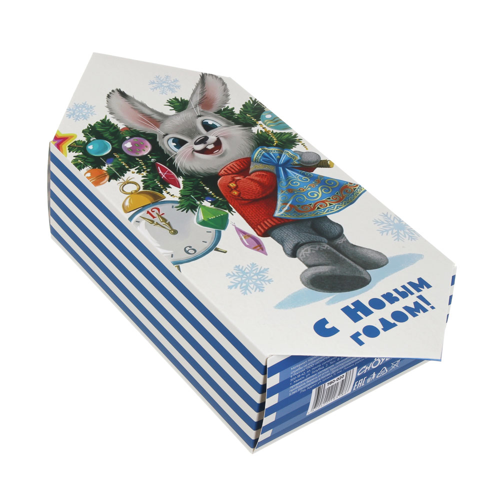 Коробка - конфета подарочная тм СНОУ БУМ, 18x28x10см, 4диз, картон, арт.№ 780-022