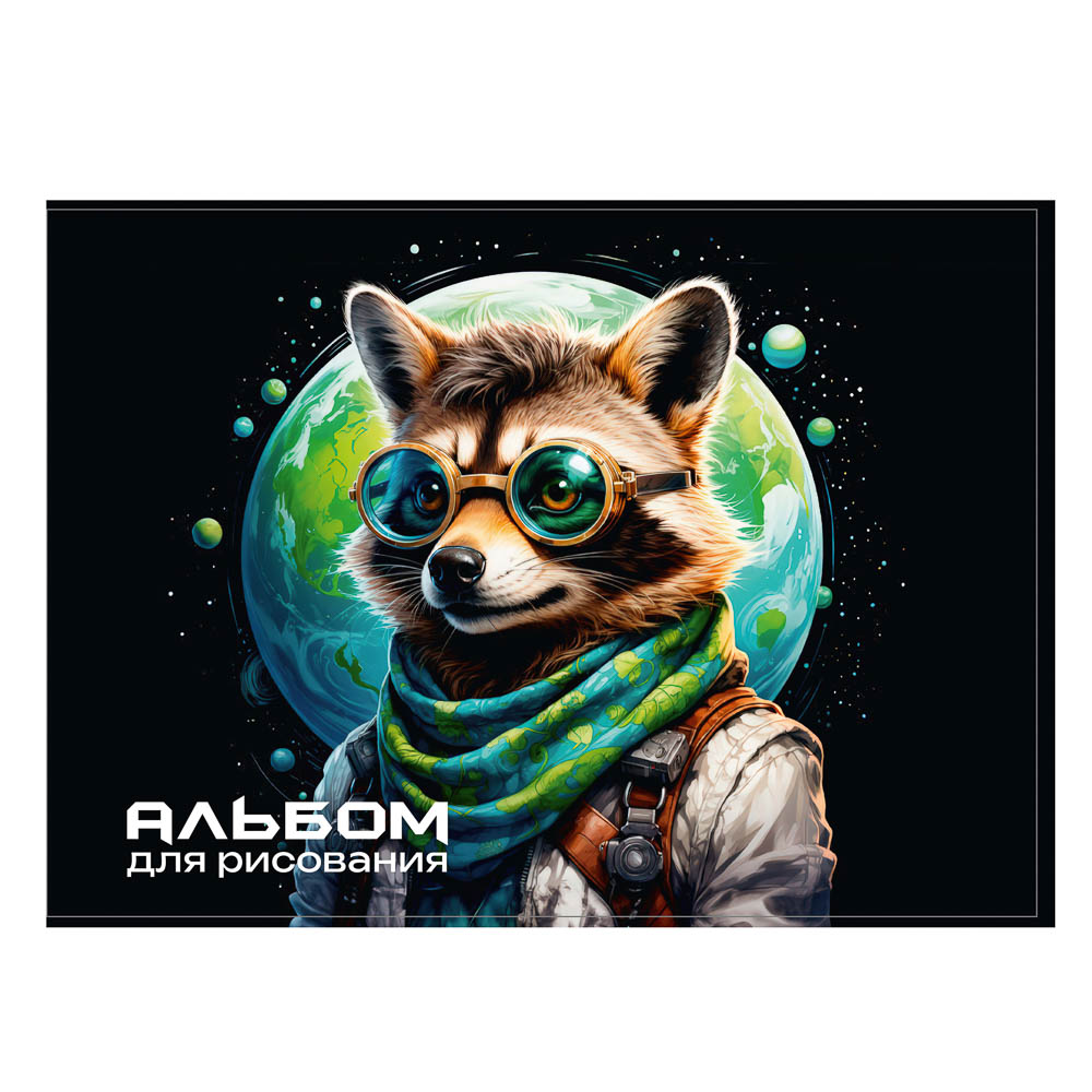 Альбом для рисования ClipStudio А4, 12л., блок 90-100гр/м2, обл картон., ЭКОНОМ, арт.№ 515-082