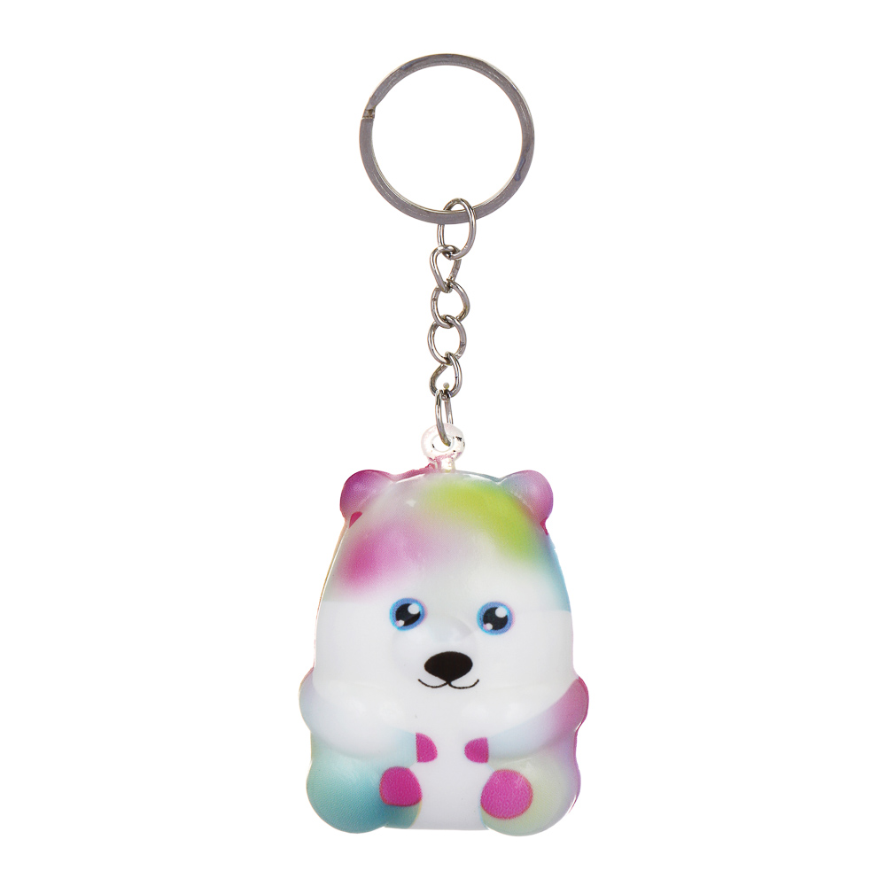 ИГРОЛЕНД Игрушка антистресс, сквиш - брелок "Малыш в корзиночке", PU, 12х17см, 12 дизайнов, арт.№ 297-126