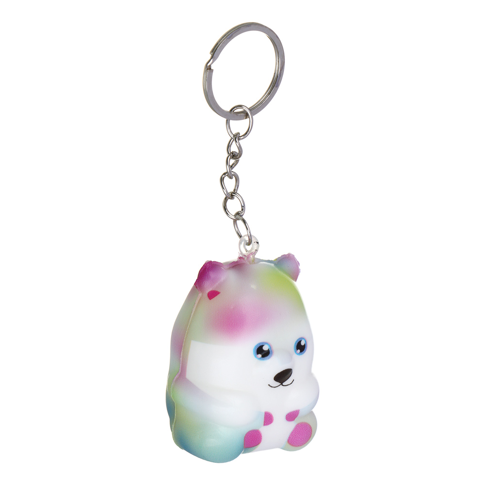 ИГРОЛЕНД Игрушка антистресс, сквиш - брелок "Малыш в корзиночке", PU, 12х17см, 12 дизайнов, арт.№ 297-126