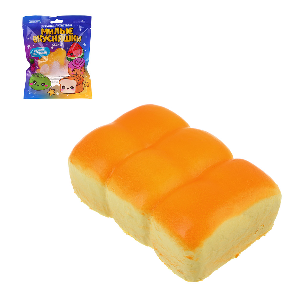 ИГРОЛЕНД Игрушка антистресс, сквиш "Милые вкусняшки", PU, 13,5х17 см, 5 дизайнов, арт.№ 297-127