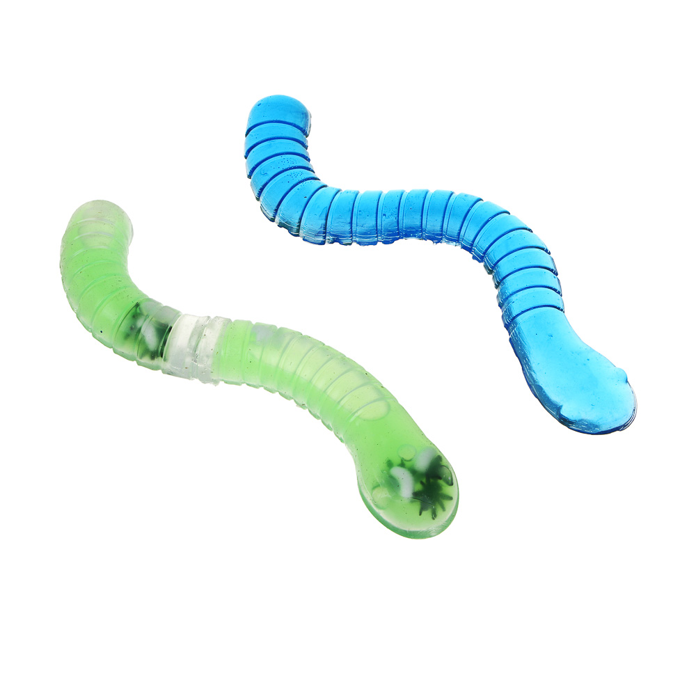 ИГРОЛЕНД Игрушка антистресс «Червяк», TPR, 32,5х10 см, 4 вида, арт.№ 297-128