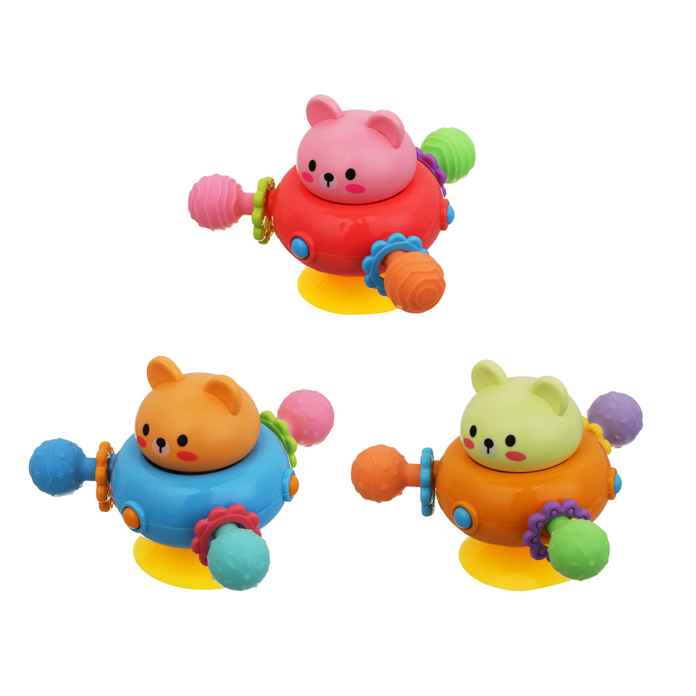 Развивающая игрушка ИГРОЛЕНД на присоске, ABS, TPE, PVC, 11х9х7см, арт.№ 889-770