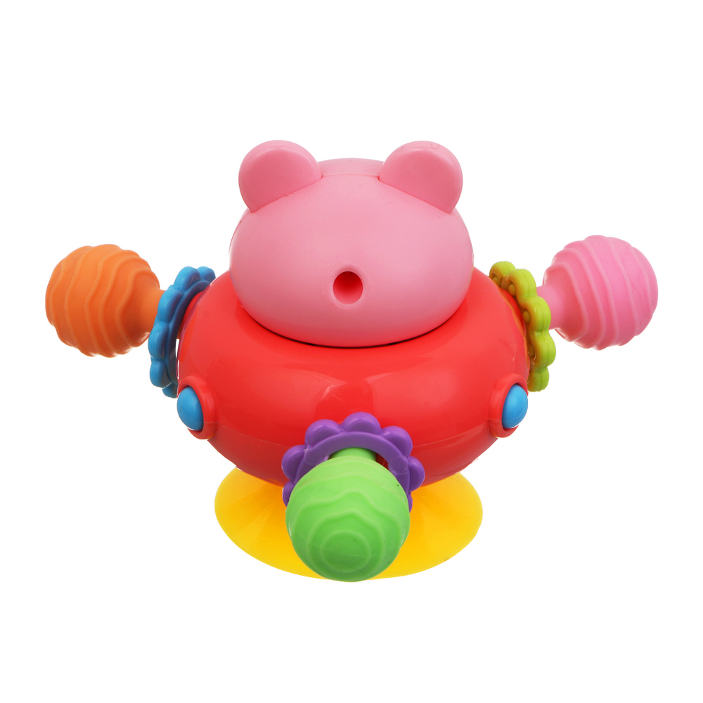 Развивающая игрушка ИГРОЛЕНД на присоске, ABS, TPE, PVC, 11х9х7см, арт.№ 889-770