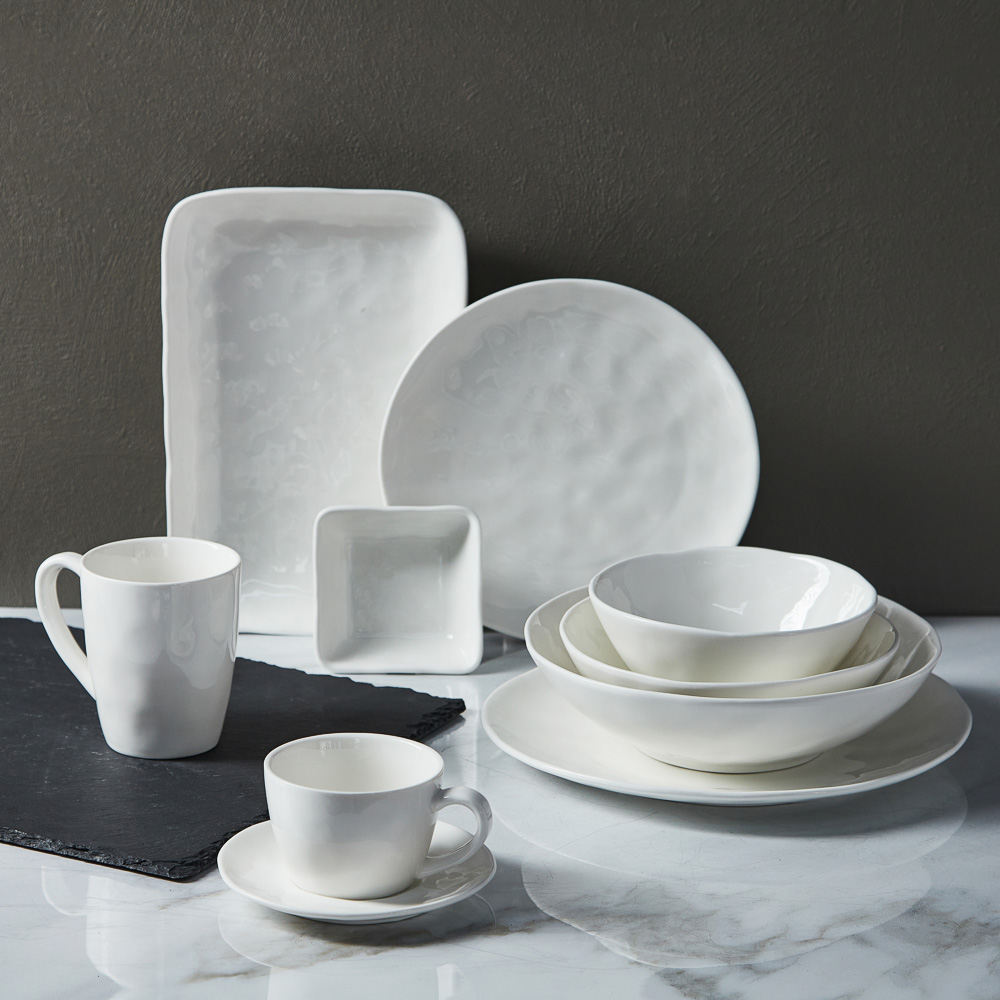 MILLIMI Вейв Салатник, 18х18х5,5см, фарфор, арт.№ 816-025