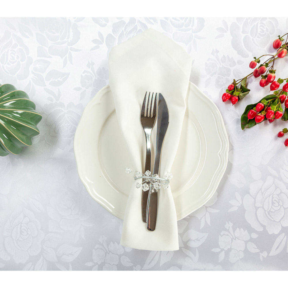 PROVANCE Скатерть текстильная "Розалия", 110x140см, 100% ПЭ, 2 цвета, арт.№ 435-074