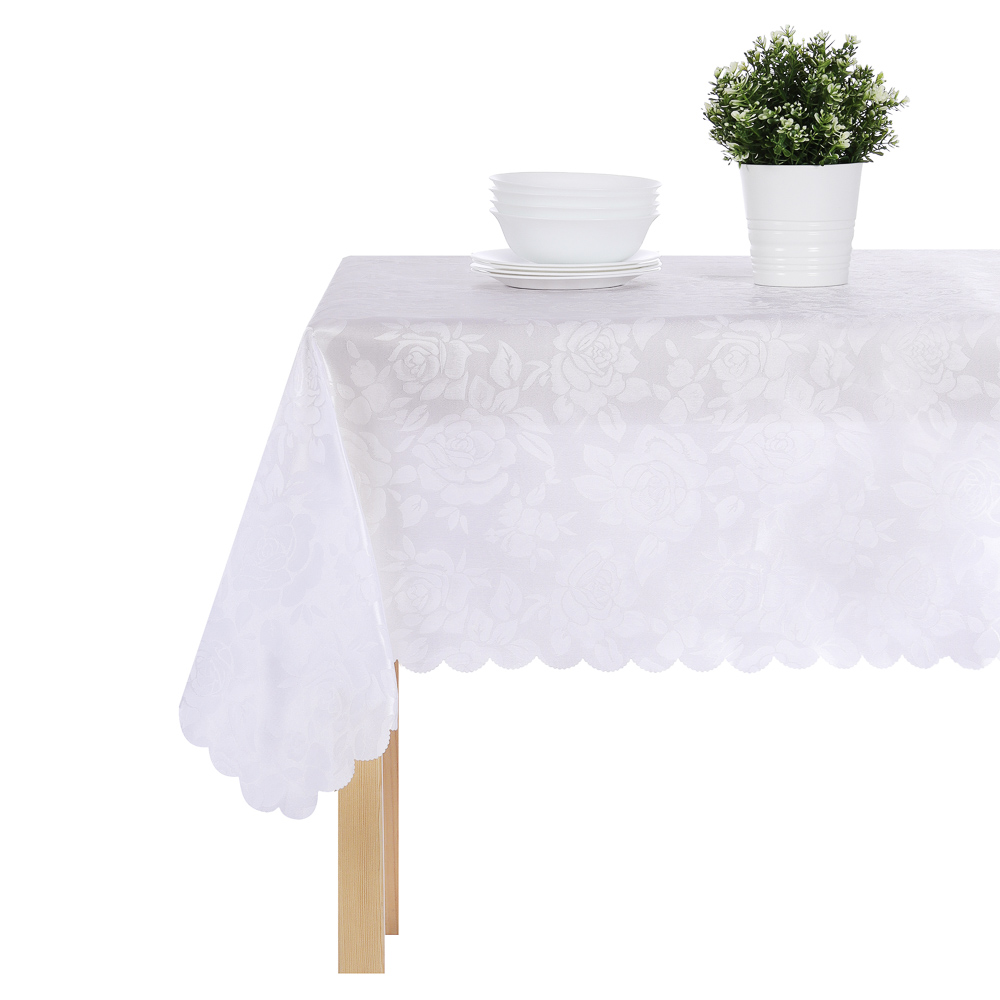 PROVANCE Скатерть текстильная "Розалия", 140x230см, 100% ПЭ, 2 цвета, арт.№ 435-077