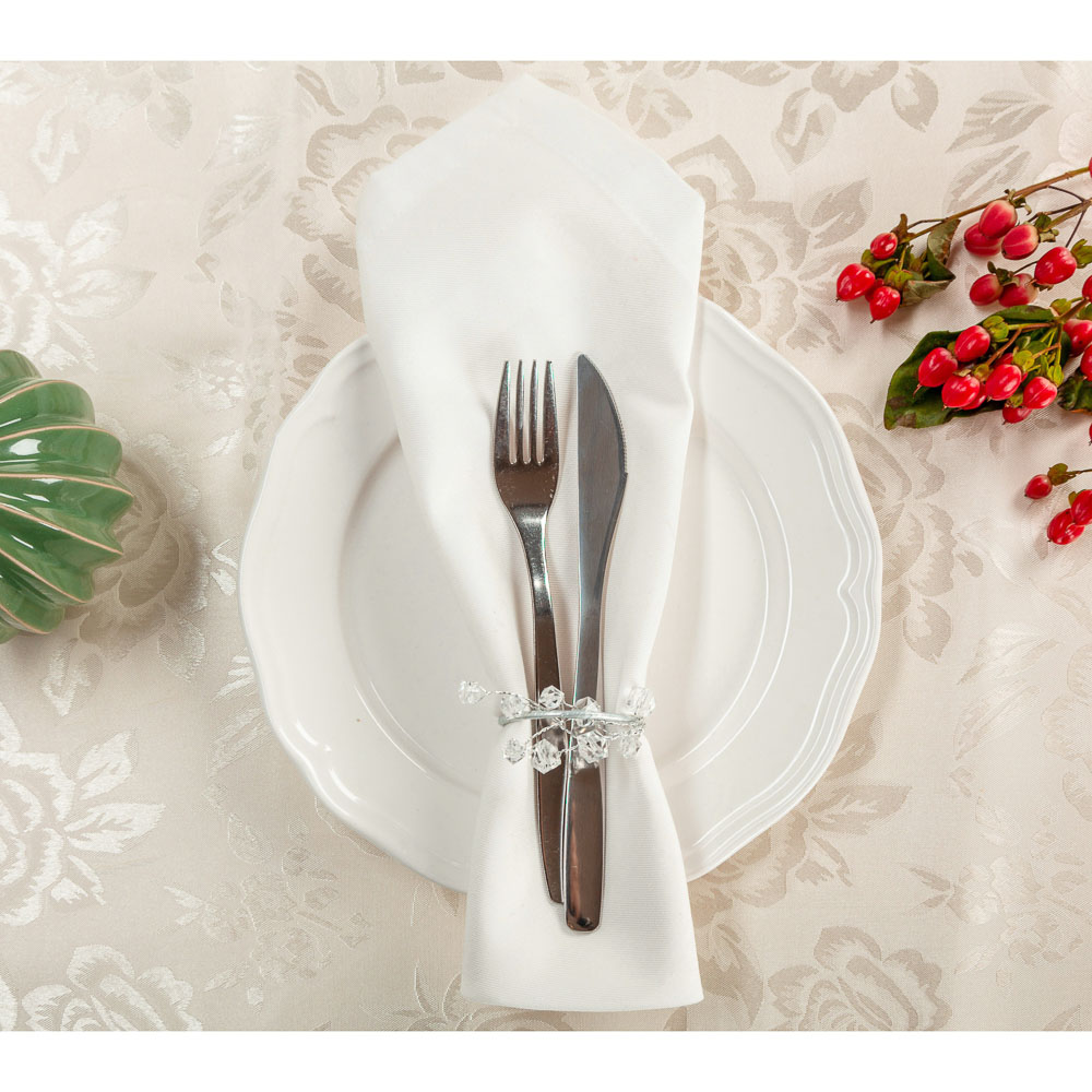 PROVANCE Скатерть текстильная "Розалия", 140x230см, 100% ПЭ, 2 цвета, арт.№ 435-077