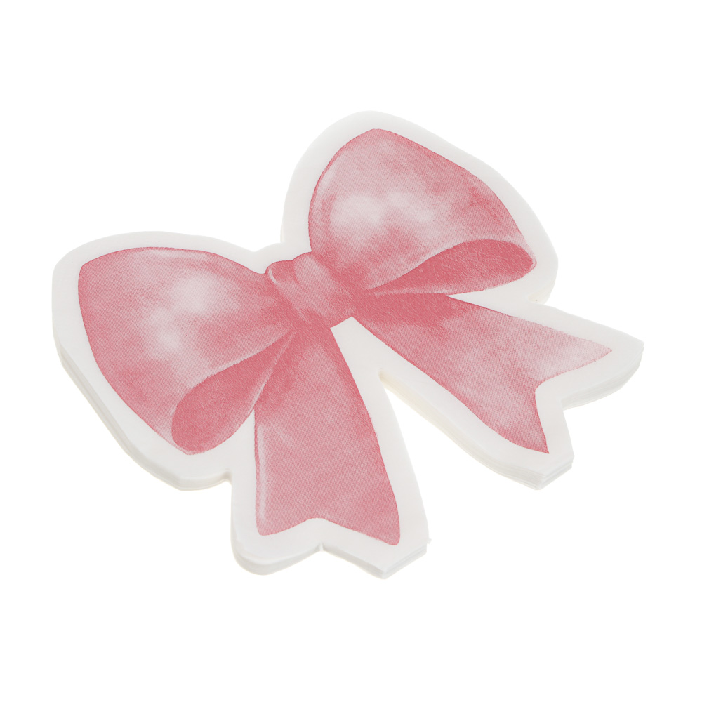 Набор салфеток бумажных "Бант", бумага, 20 шт, 13x14 см, арт.№ 530-458